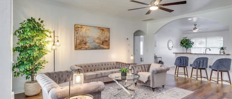 Oklahoma City Vacation Rental | 4BR | 2BA | 1,759 Sq Ft | 1 Step Required