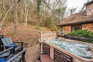 Bain à remous extérieur