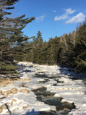 spring melt on the Mad River, 