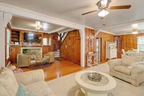 Living Room (Main House) | Central A/C & Heat