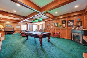 Game Room | 1st Floor | Pool Table | Piano | Karaoke