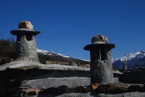 Traditional Alpujarran chimneys, Cortijos Rey Fini.
