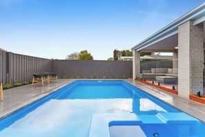 Plunge into the pool for a relaxing time