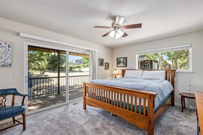 Appliance, Ceiling Fan, Door, Indoors, Bed
