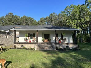Front view of main house