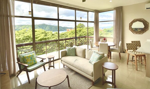 Living room with views
