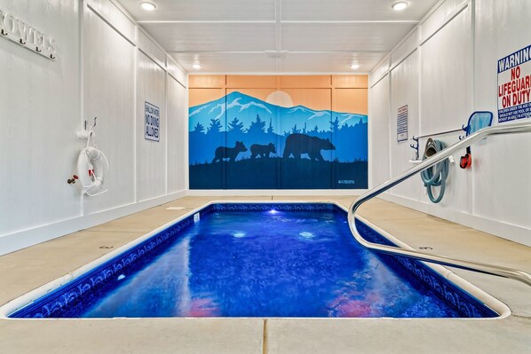 Dive into luxury with your own private pool heated to 84 degrees year round