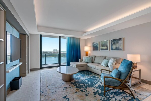 Kick Back and Relax on the Comfy Sofa and Take in the Spectacular View!