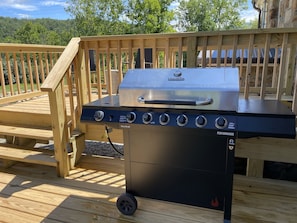 Large gas grill
