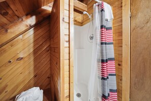 Indoors, Hardwood, Stained Wood, Bathroom, Room