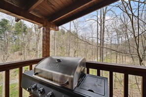 House, Porch, Handrail, Railing, Bbq