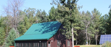 Cozy cabin in the woods