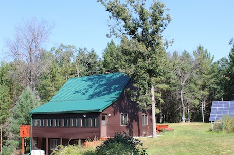 Cozy cabin in the woods