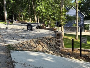 Trailer parking added 2025 at top of lot