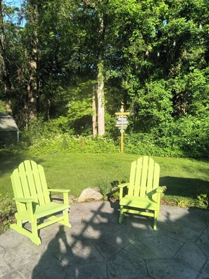 relax under the trees