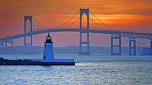 nearby Newport Bridge!