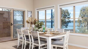 Amazing water views | Dining room