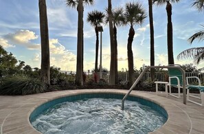 Outdoor hot tub