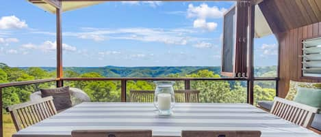 Valley views from main deck