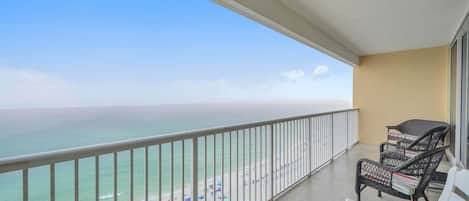 View from the Balcony- sit, relax, & enjoy the view & sounds anytime of the day.