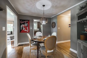 Enjoy a nice family meal in our quaint dining room.