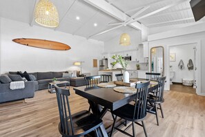 Enjoy a spacious and stylish dining area, ideal for hosting and entertaining guests. With ample seating and a welcoming atmosphere, this large dining space is perfect for shared meals, celebrations, or casual gatherings—making your stay unforgettable