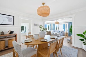 Experience the perfect blend of nature and comfort at the dining table.