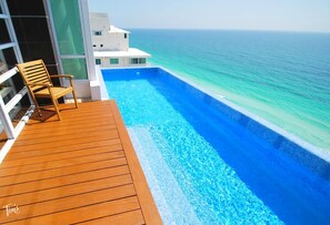 Private Pool off the Main Level Living Room