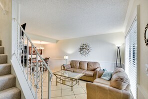 Living Area | Smart TVs | Central A/C + Heating