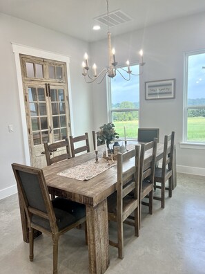 Dining room + small storage closet