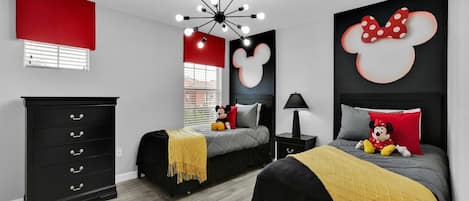 Two Twins Bedroom 5 Upstairs
Mickey Theme