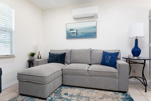 Sofa couch that can be converted easily into a queen size bed