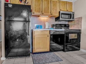 Fully equipped kitchen