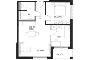 Apts. London - Floor plan