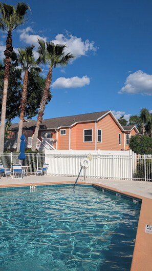 Quiet pool steps away from MickeysHappyPlace!