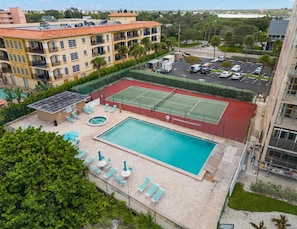 Pool + Tennis Courts