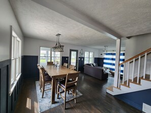 Farmhouse style eating area