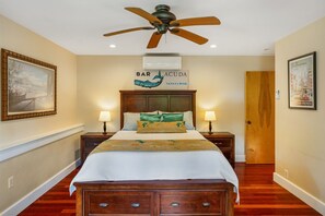 Indulge in luxurious comfort, featuring a cozy queen bed and air-conditioning
