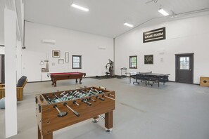 A foosball Table.