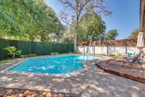 Backyard | Private Outdoor Pool | Outdoor Seating Areas