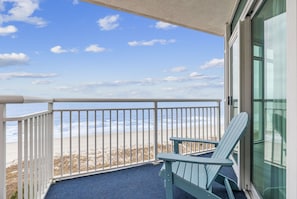 Oceanfront balcony