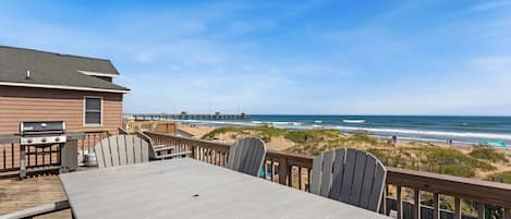 Top deck with ocean views