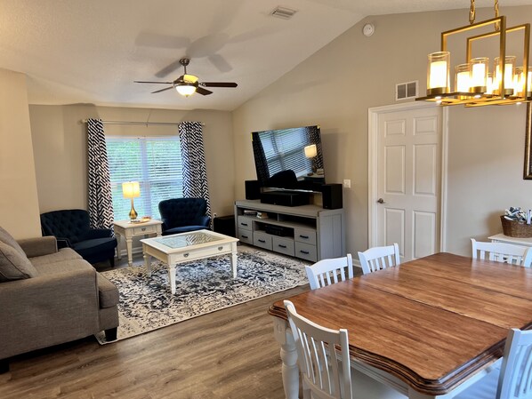 Living room and Dining area