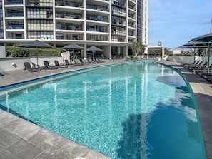 Massive outdoor pool