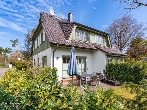 Ferienhaus Zingst: Süd-Seite.