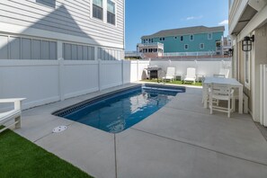 Private Pool Area at Sandcastle Sanctuary