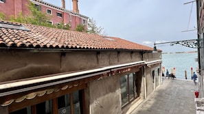 Blick von der Unterkunft