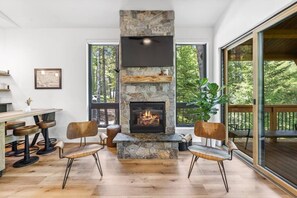 Upstairs living area