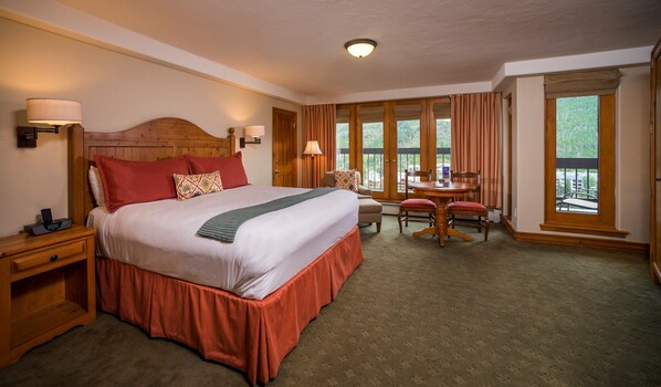 Come back to our elegant and spacious Lodge Room, complete with private balcony!