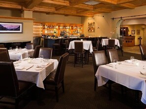 Visit the delicious Grouse Mountain Grill to fuel up after a wonderful day outside.
